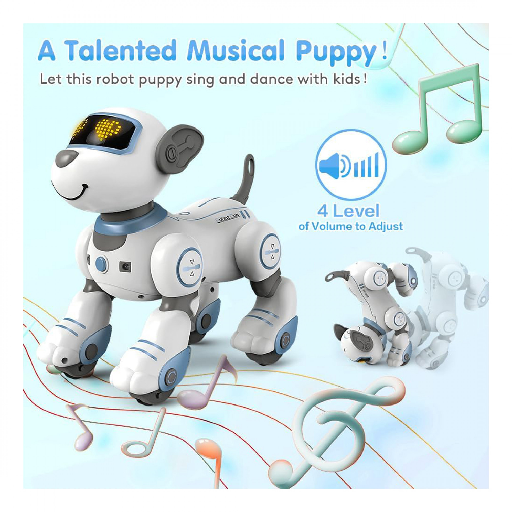 Інтерактивна іграшка Робот-Собака з 17 функціями